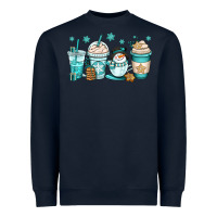 Winter Coffee Cups Heavyweight Sweatshirt | Teevron