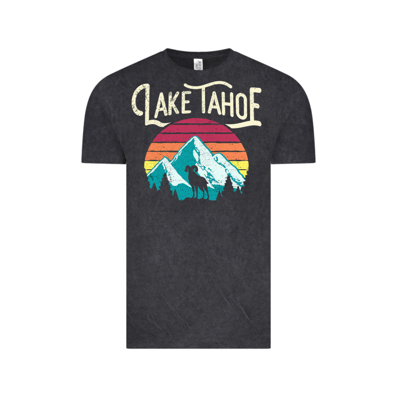 Vintage Lake Tahoe Mountains Retro T Vintage Tee by longCreatives | Teevron