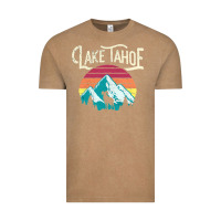 Vintage Coffee Vintage Lake Tahoe Mountains Retro T Vintage Tee - longCreatives