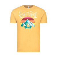 Vintage Mustard Vintage Lake Tahoe Mountains Retro T Vintage Tee - longCreatives