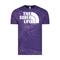 Cloud Purple the sober life sobriety cool aa na anonymous t shirt gifts Vintage Tee - longCreatives