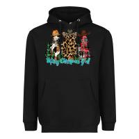 Black merry christmas y'all christmas trees Heavyweight Hoodie - CowhideDigitalArt