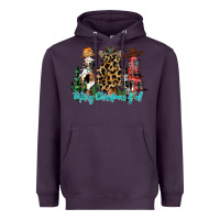 Plum merry christmas y'all christmas trees Heavyweight Hoodie - CowhideDigitalArt