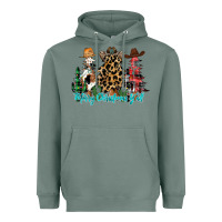 Sage merry christmas y'all christmas trees Heavyweight Hoodie - CowhideDigitalArt