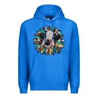 True Royal baby cow with sunflower Premium Hoodie - RanaPortraitStore