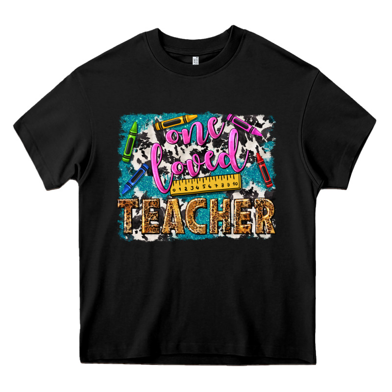 One Loved Teacher Heavy Core Tee by NancyCooperArtShop | Teevron