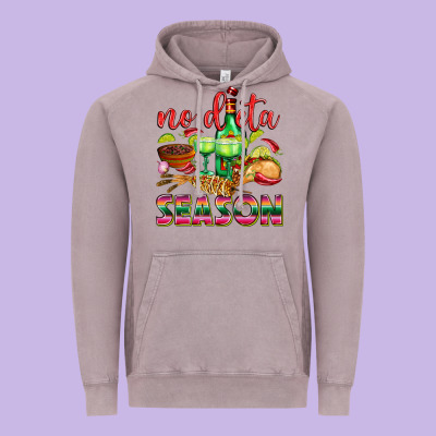 No Dieta Season Vintage Hoodie Designed By Texasbilliewilder