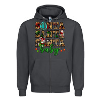 Smoke santa santa santa baby Zipper Hoodie - FaDigitalArtStudio