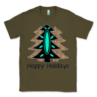 Army Green Happy Holidays Tree Classic Tee - Bettercallsaul
