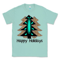 Seafoam Happy Holidays Tree Classic Tee - Bettercallsaul