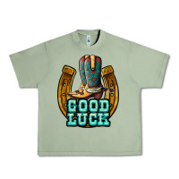 Oil Green good luck Urban Heavy Tee - JahusDesignShop