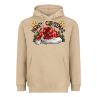 Mushroom merry Christmas santa Heavyweight Hoodie - CowhideDigitalArt