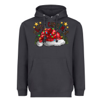 Smoke merry Christmas santa Heavyweight Hoodie - CowhideDigitalArt