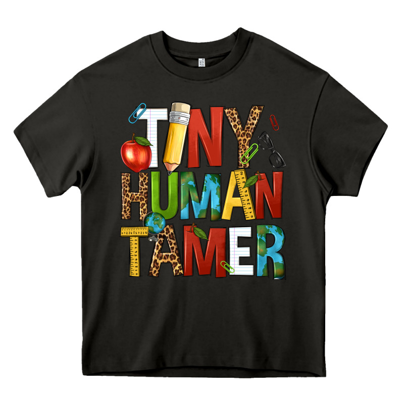 Tiny Human Tamer Heavy Core Tee by NancyCooperArtShop | Teevron