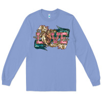 Colony Blue Love Horse Long Sleeve Tee - HowdyJamesFarm