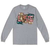 Heather Grey Love Horse Long Sleeve Tee - HowdyJamesFarm