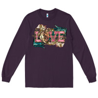 Plum Love Horse Long Sleeve Tee - HowdyJamesFarm
