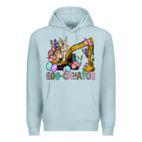 Blue Mist Egg Cavator Easter Premium Hoodie - BundleAndBundleShop