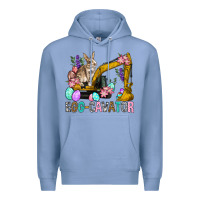 Colony Blue Egg Cavator Easter Premium Hoodie - BundleAndBundleShop