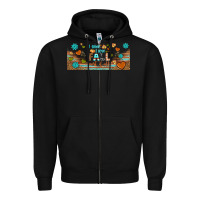 Black i think i love fall most of all libbey glass Zipper Hoodie - BundleAndBundleShop