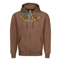 Chestnut i think i love fall most of all libbey glass Zipper Hoodie - BundleAndBundleShop