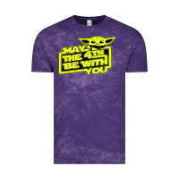 Cloud Purple may the 4th be with you Vintage Tee - longCreatives