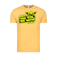 Vintage Mustard may the 4th be with you Vintage Tee - longCreatives