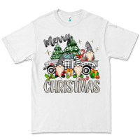 White merry christmas gnomes truck Premium Tee - MaliasSmallBusiness