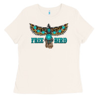 Bone turquoise freebird Ladies Tee - RanaPortraitStore