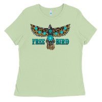 Matcha turquoise freebird Ladies Tee - RanaPortraitStore