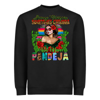 Black Mexican Chingona Heavyweight Sweatshirt - FaDigitalArtStudio