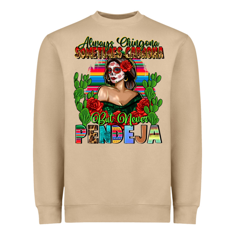 Mexican Chingona Heavyweight Sweatshirt by FaDigitalArtStudio | Teevron