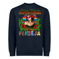 Navy Mexican Chingona Heavyweight Sweatshirt - FaDigitalArtStudio