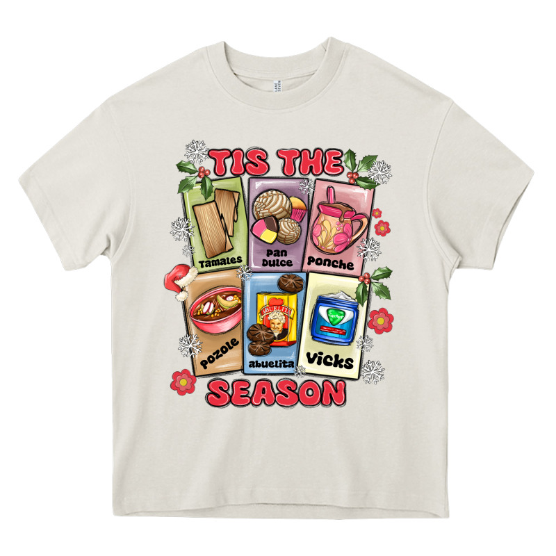 This The Season Tamales Pan Dulce Heavy Core Tee by MaliasSmallBusiness | Teevron
