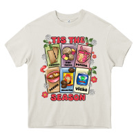 Cream this the season tamales pan dulce Heavy Core Tee - MaliasSmallBusiness