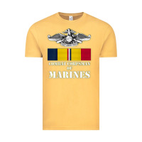 Vintage Mustard Eagle FMF Corpsman 8404 T Back Design Vintage Tee - longCreatives