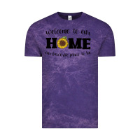 Cloud Purple welcome to our Home Sunflower Vintage Tee - Bettercallsaul