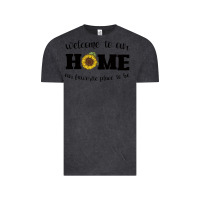 Vintage Black welcome to our Home Sunflower Vintage Tee - Bettercallsaul