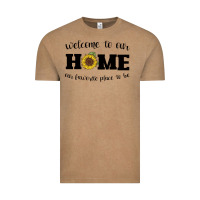 Welcome To Our Home Sunflower Vintage Tee | Teevron