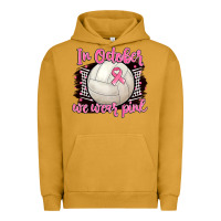 Pigment Peanut Butter in october we wear pink volleyball Urban Hoodie - BarkalooDesign