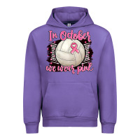 Tulip in october we wear pink volleyball Urban Hoodie - BarkalooDesign