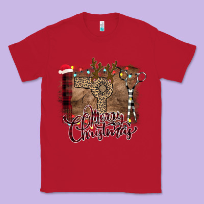 Merry Christmas Hairdresser Classic Tee Designed By Bettercallsaul