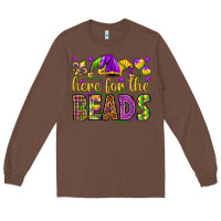 Chestnut Here for the beads Long Sleeve Tee - HowdyJamesFarm