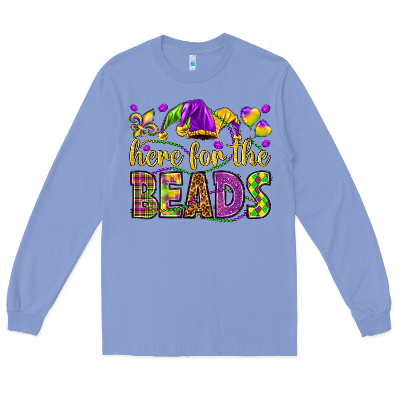 Here For The Beads Long Sleeve Tee by HowdyJamesFarm | Teevron