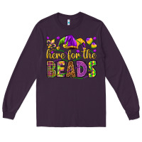 Plum Here for the beads Long Sleeve Tee - HowdyJamesFarm