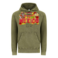 Vintage Olive Viva Mexico Vintage Hoodie - texasbilliewilder