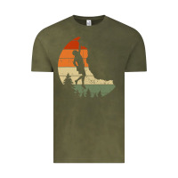 Vintage Olive Retro Rock Climbing Vintage Climber Vintage Tee - longCreatives