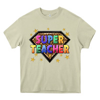 Mossy super teacher with leopard Heavy Core Tee - NancyCooperArtShop