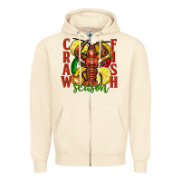 Sandshell crawfish season Zipper Hoodie - FaDigitalArtStudio