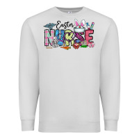 Dove Grey easter nurse Premium Sweatshirt - CowhideDigitalArt